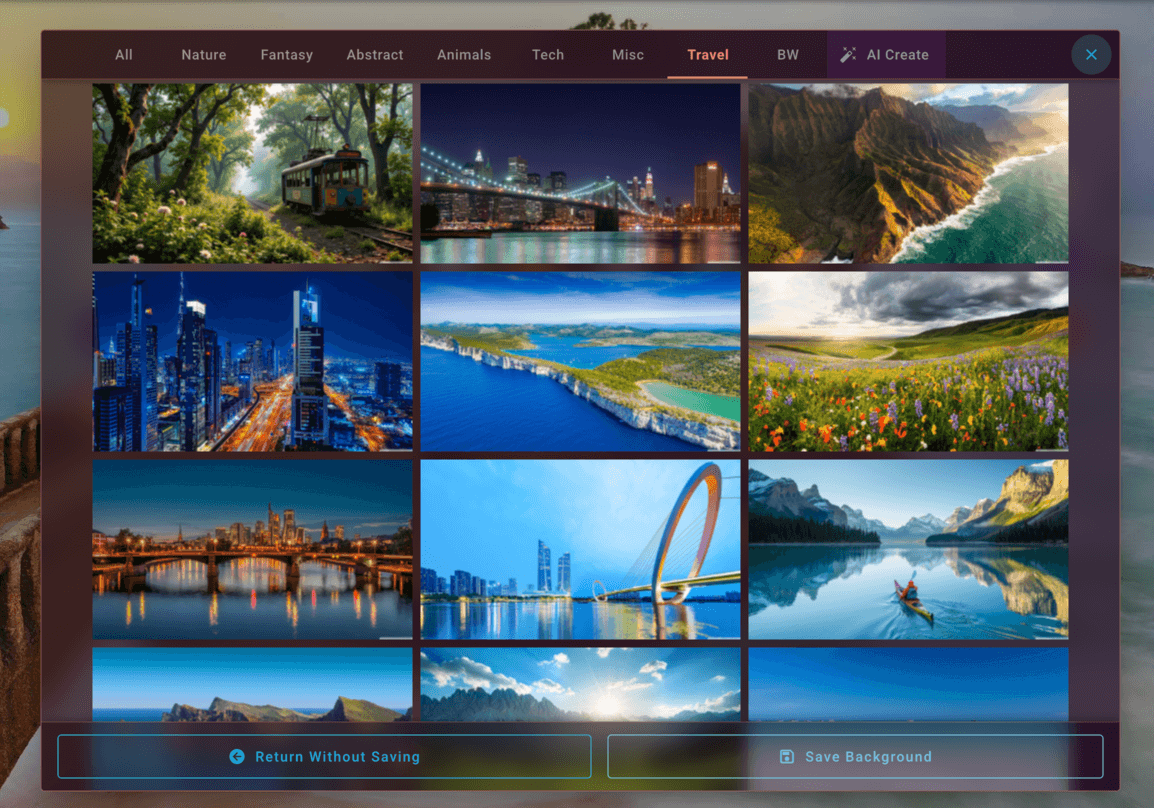 Background image options