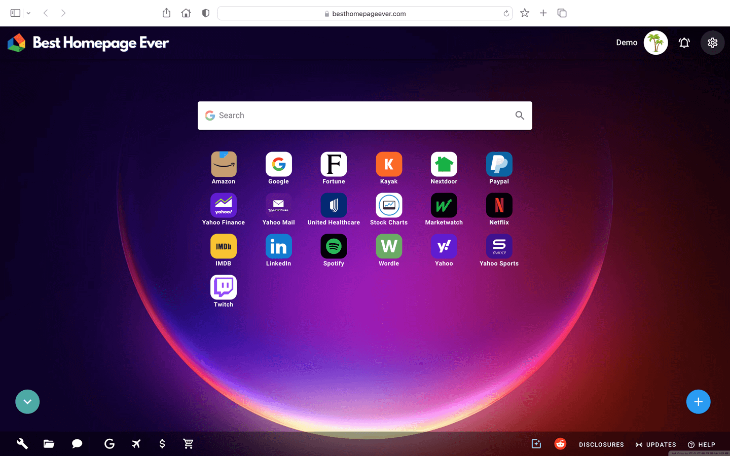 Best Homepage Ever showcased with new layout and design