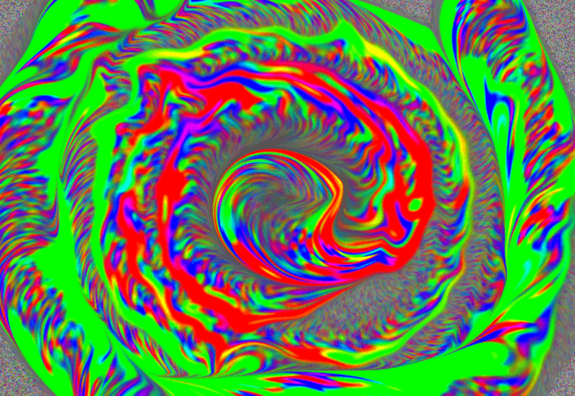 ColorMix preview - random pixels stirred like wet paint