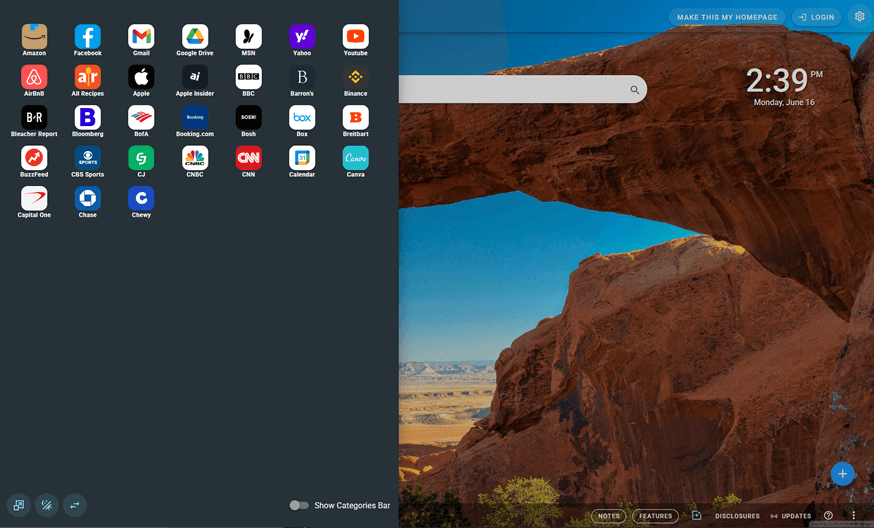 Hover Mode - Sites Revealed